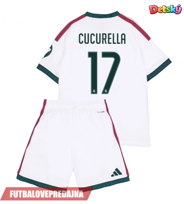 Lacne Dětský Futbalové dres Real Madrid Marc Cucurella #17 2026-27 Krátky Rukáv - Domáci (+ trenírky)